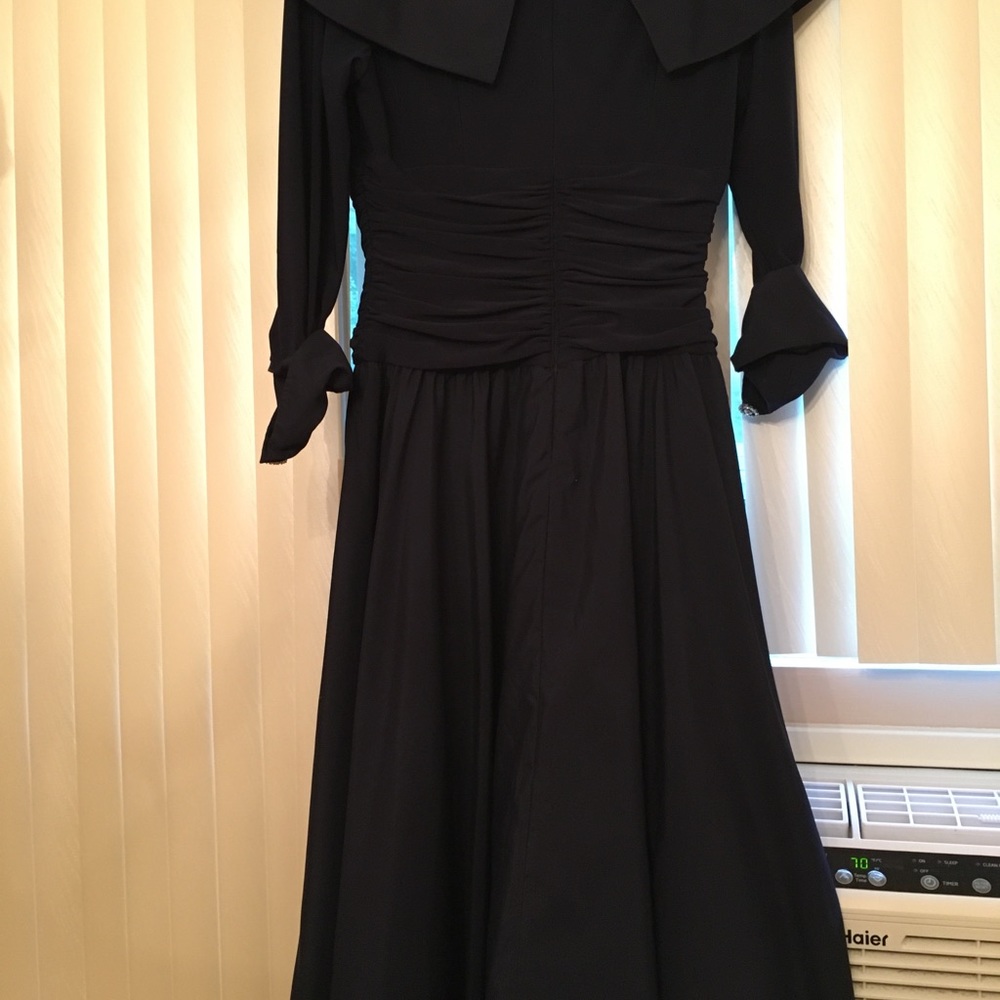 Eliza J Black Midi Dress